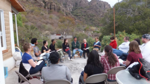 Outdoor class in Mexico